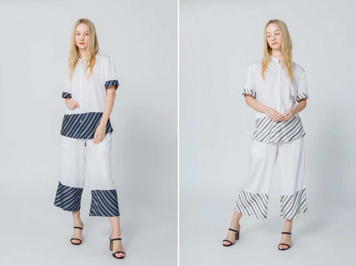 womens short sleeve pajama set